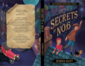 book cover for 'Secrets at No.6'
